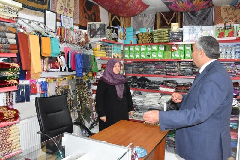 BAŞKANDAN ESNAF ZİYARETİ