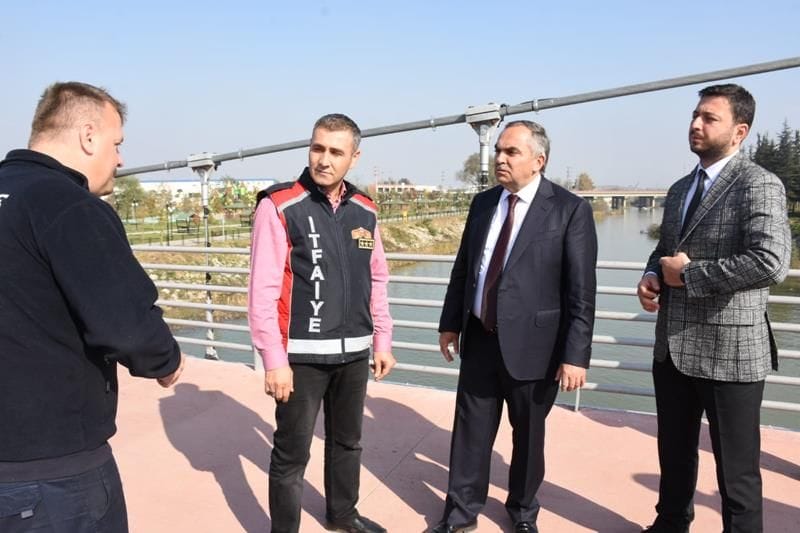 BAŞKAN AY ARAZİDE ÇALIŞMALARI İNCELEDİ