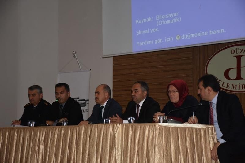 İL PROTOKOLÜ MUHTARLARLA BİR ARAYA GELDİ