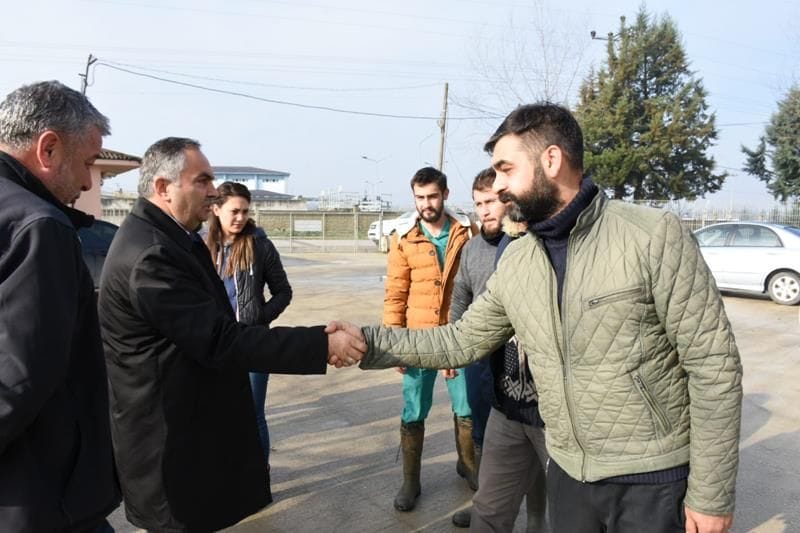 BARINAKTAKİ ÇALIŞMALARI YERİNDE İNCELEDİ