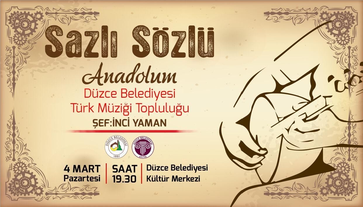 ANADOLU TÜRKÜLERİ İLE SAHNE ALACAKLAR