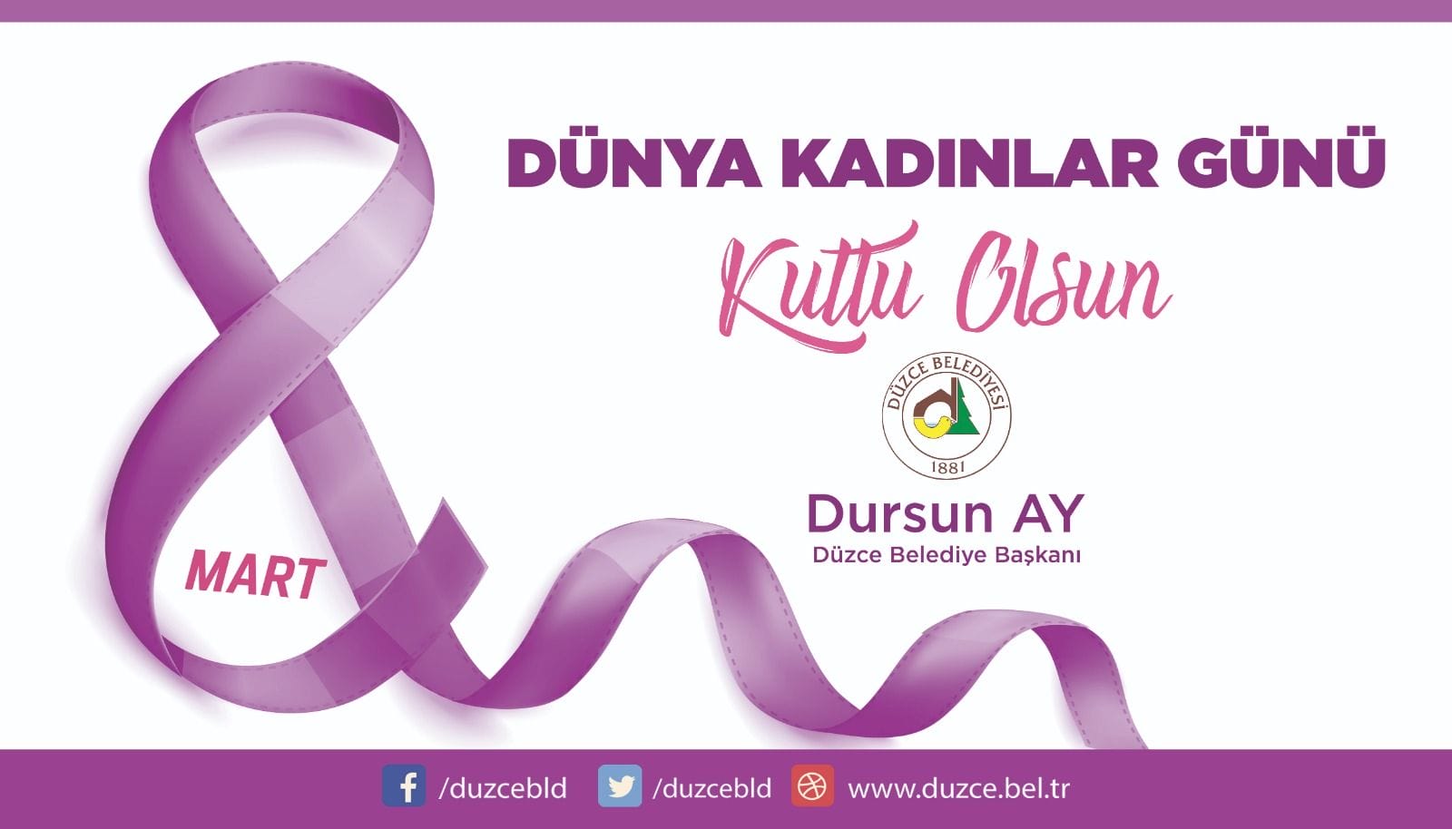 8 MART DÜNYA KADINLAR GÜNÜ MESAJI