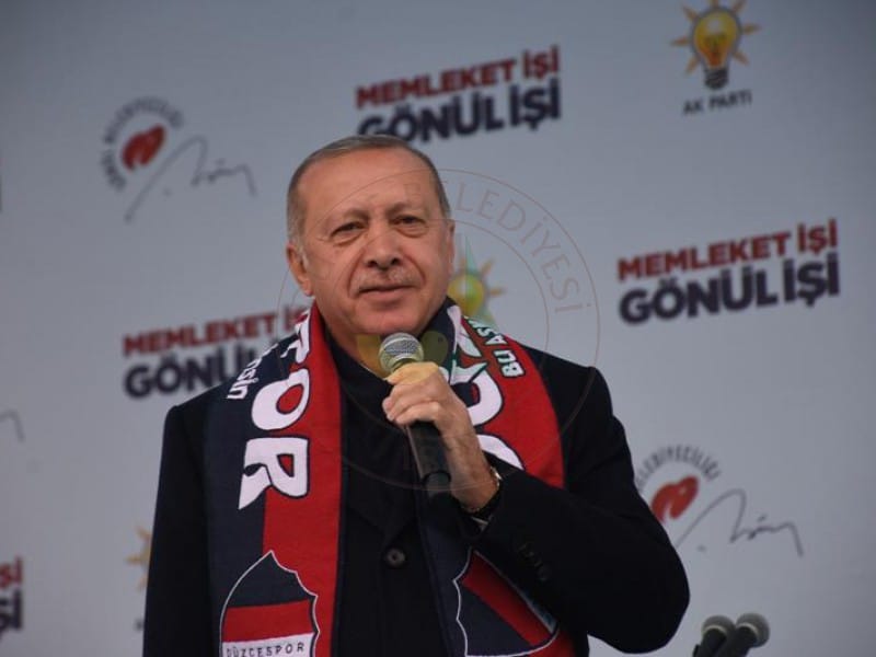 DÜZCE DEVLETİN ZİRVESİNİ AĞIRLADI