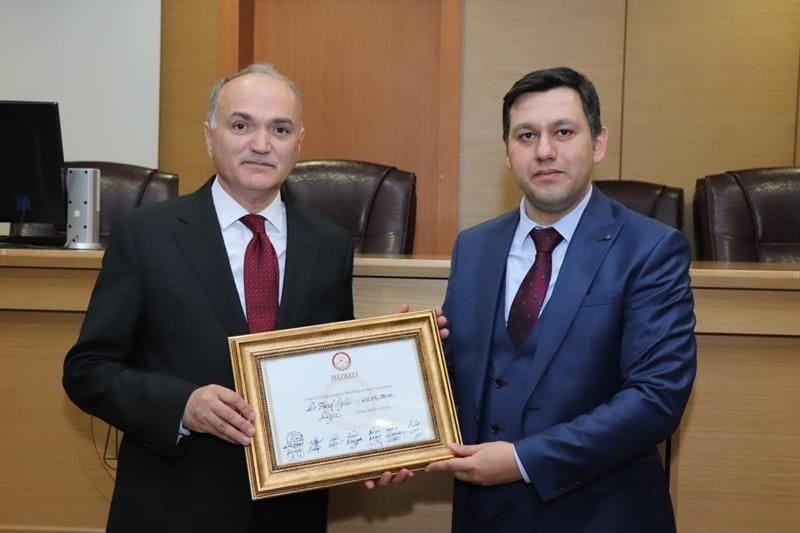 BAŞKAN ÖZLÜ MAZBATASINI ALDI