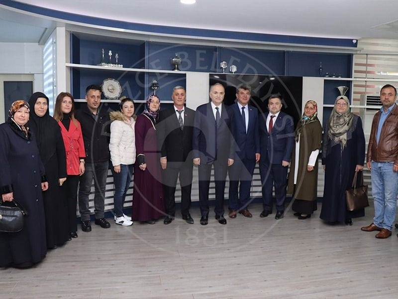 İLÇE TEŞKİLAT TEMSİLCİLERİ BAŞARI DİLEKLERİNİ İLETTİ