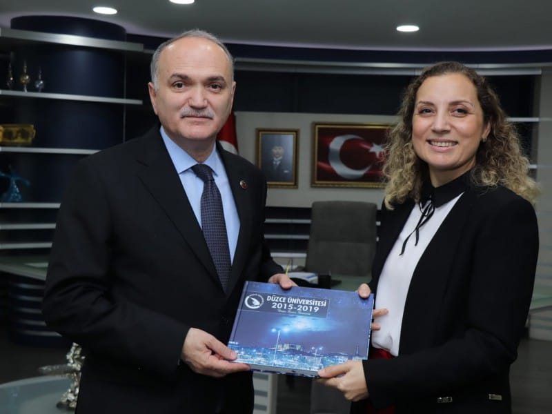 REKTÖR ÇAKAR'DAN BAŞKANA ZİYARET
