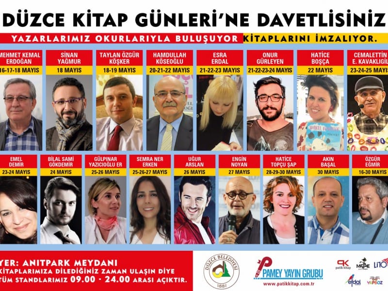 DÜZCELİ KİTAPSEVERLER İÇİN GELİYORLAR