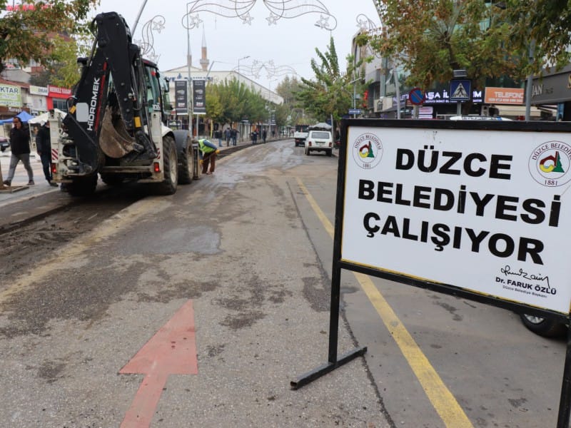 İSTANBUL CADDESİNDE DEĞİŞİM BAŞLADI
