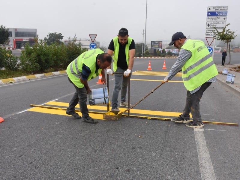 YAYA GEÇİDİ ÇALIŞMALARI KALICI KONUTLARDA
