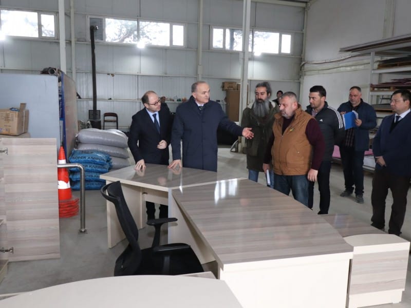 BAŞKAN ÖZLÜ TESİSLERİ ZİYARET ETTİ