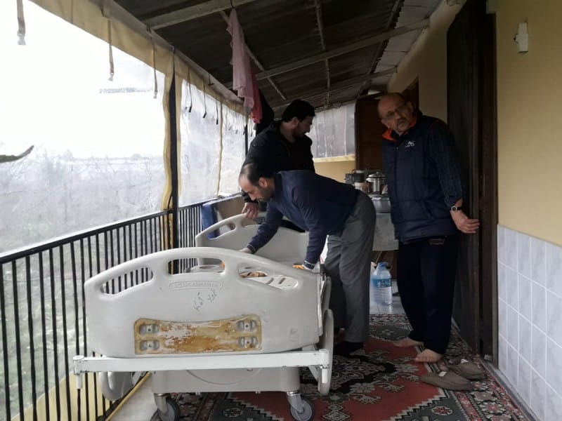 HASTA YATAĞINI ANINDA ULAŞTIRDILAR