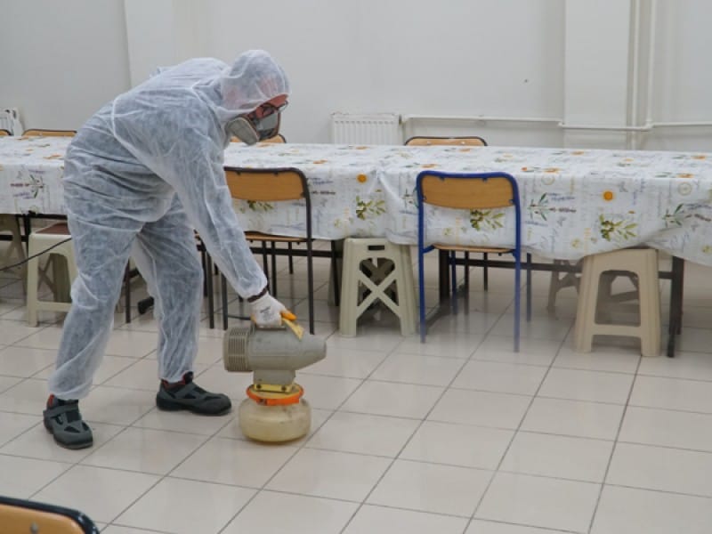 OKULLARDA VİRÜSE KARŞI ÖNLEM ALINDI