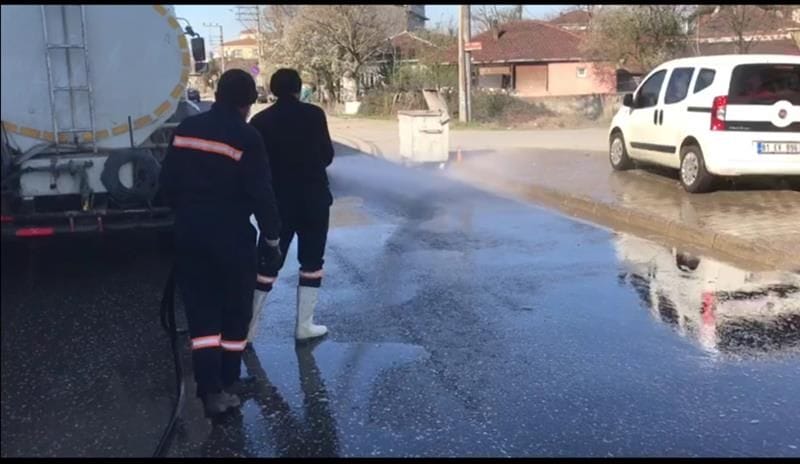 PAZARYERİ ALANINDA TEMİZLİK ÇALIŞMASI