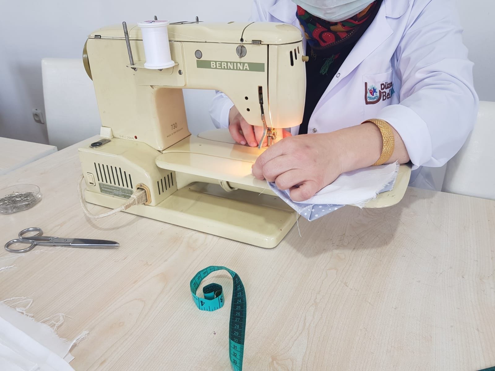 BELMEK MASKE ÜRETİMİNE BAŞLADI